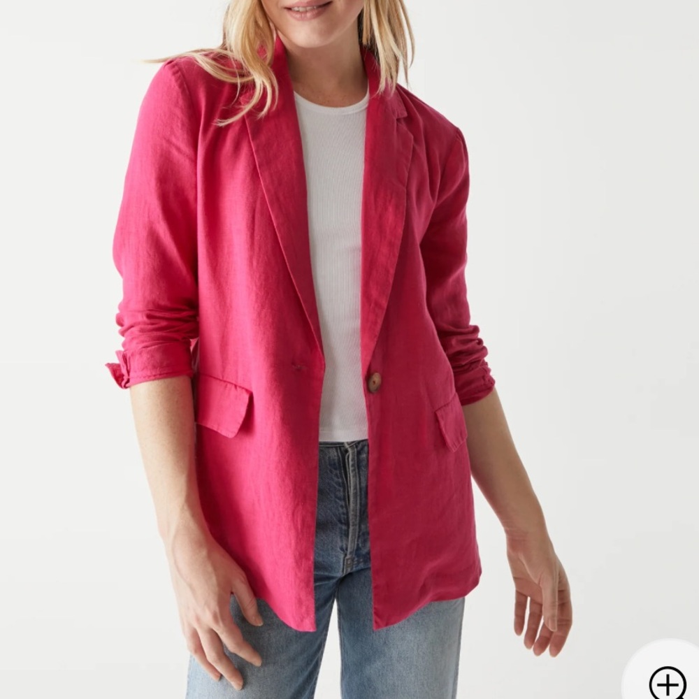Michael Stars Lottie Linen Blazer